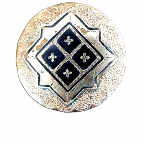 Vintage 1920s Art Deco Gold Plated Brooch Pin - Picture 2 of 11